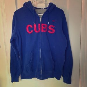 Nike Chicago Cubs zip up hoodie size XL